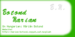 botond marian business card