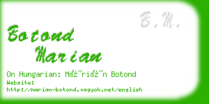 botond marian business card